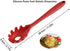 Silicone Pasta Fork,11Inch Spaghetti Spoon Pasta Fork,High Heat Resistant to 480°F, Hygienic One Piece Design, Spaghetti Strainer & Server Spoon I...