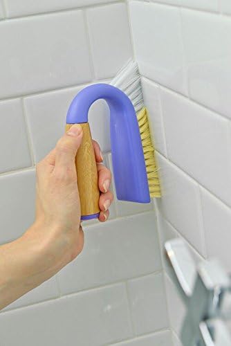Full Circle Grunge Buster Grout & Tile Scrub Brush, Purple...