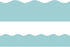 Fancy Land Light Turquoise Bulletin Board Border Scalloped Border Trim for Classroom 52ft One Roll...