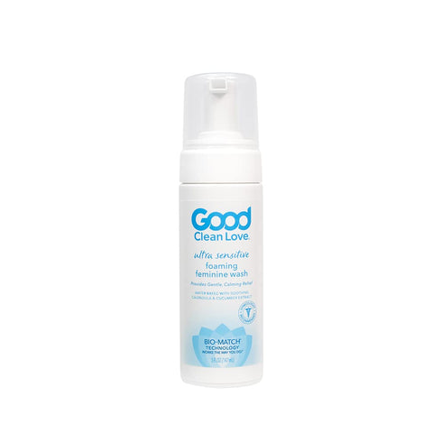 Good Clean Love Ultra Sensitive Foaming pH-Balanced Feminine Wash, Vaginal Soap for Women with Natural Ingredients, Water-Based Gentle Intimate Cl...