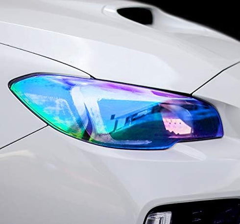 VViViD Extra-Wide Headlight Taillight Vinyl Tint Wrap 16 Inch x 48 Inch Roll (Chameleon Blue)...