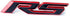 Yoaoo 2Pack OEM Rs Emblem Badges 3D Logo Compatible with Zl1 1LE Series Red Frame Red Line...