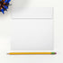 LUXPaper Square Invitation Envelopes | Peel & Press | 6" x 6" | Bright White | 80lb. Text | 50 Qty...