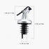 TBWHL 10 Pcs Pour Spouts, Olive Oil Vinegar Dispenser Bottle Liquor Wine Pourers Flip Top Stopper Leak-proof Reusable with Lid for Kitchen and Bar...