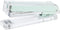 Mint Green Stapler Clear Acrylic Body Desk Staplers with Large Capacity Non-Slip No-Jam Desktop Stapling Tools for Office Home Desk Accessories Su...