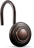 CHICTIE Bronze Shower Curtain Hooks - Oil Rubbed,Set of 12 Circle Decorative Shower Curtain Rings,Metal Rustproof Shower Curtain Hooks for Bathroo...