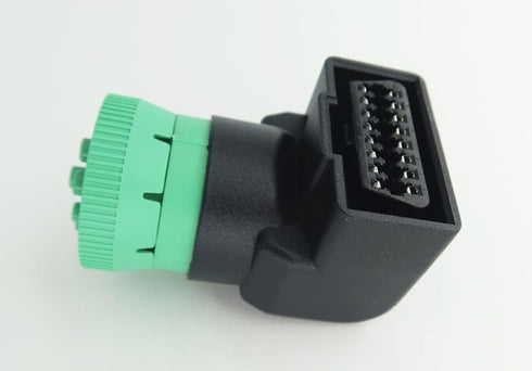 Right Angle J1939 Male to OBD2 Female Adapter...
