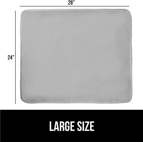 Gorilla Grip Ironing Mat, Portable Ironing Pad, Magnetic Ironing Blanket for Top of Washer, Dryer, Table Top, Countertop, Silicone Coating and Sco...