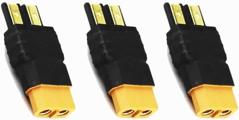 YXQ 3Pcs Compatible with TRX Male to XT60 Female Connector RC Wireless Charger Adapter LiPo......