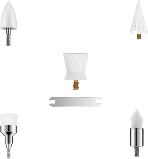 Tooth Polisher Replacement Heads, 5 Types of Brush Head Accessories...