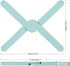 Newk Non-slip Foldable Silicone Trivets for Hot Dishes, 4 Pack Eco Expanding Silicone Pot Holder, Hot Pad, Collapsible Cross Design...