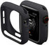 Ultra Thin Soft TPU Shockproof Bumper Case for iWatch Apple Watch Series 9/8/7 Black 45mm...