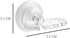 iDesign BPA-Free Plastic Bathroom Suction Toothbrush Holder - 2.75" x 2.25" x 2", Clear...