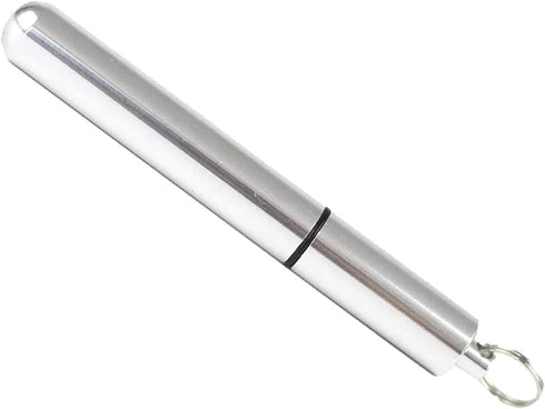 Silver Metal Portable Toothpick Holder Pocket Toothpick Holder Aluminum Waterproof Case Toothpick Container for Outdoor,Kitchen Accessories,86 * 1...