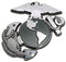US Marine Corps USMC EGA Insignia Chrome Auto Car Truck Motorcycle Emblem...