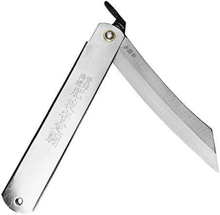 Higonokami Folding Knife – SK Steel 120mm Silver...