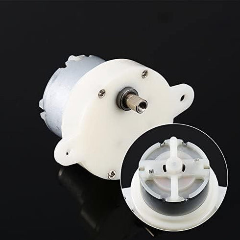 12v DC High Torque Slow Speed Electric Motor Gearbox 3 RPM 4mm Shaft Diameter Micro Slow Down Mute Motor...
