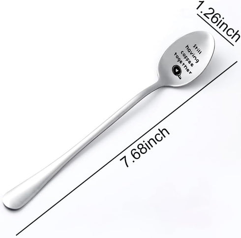 Cute Coffee Espresso Spoon Gifts for Best Friend Birthday Gifts for Coffee Lovers Going Moving Away Gift for Girlfriend Anniversary Valentines Day...