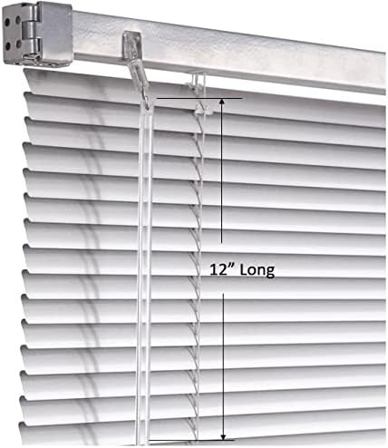 New Blind Wand/Rod - Color White- High Strength (12" Clear 4 Pack)...