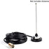UAYESOK Mini NMO Mount Magnetic Base W/5M Low Loss Coax Cable for NMO Mobile Antennas...