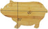 4575, Bamboo Wood Cutting Board Serving Board, 13.75"x8.25", 1 Pack...