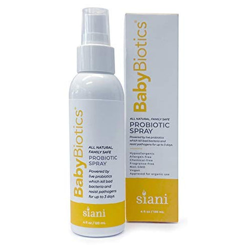 BabyBiotics - Topical Probiotic Body Care for Children of All Ages 4oz -Hypoallergenic, Vegan, Non GMO, GF, 100% Natural Live Probiotic, External ...