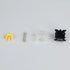 GATERON KS-15 Optical Yellow Keyboard Switches, 35gf RGB LED Infrared Path Linear Key Switches for Mechanical Keyboard (35PCS, Yellow)...