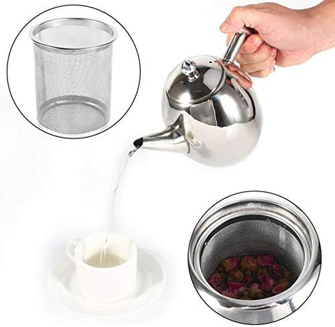 Tea Kettle,Tea Pot,Magic Teapot,Glass Teapot,Kettle,Tea Infuser,Sturdy and Thickened Flat Bottom Coffee Pot 1L 1000ml...