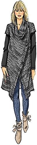 McCall's Patterns M7262 Misses'/Women's Sweater Coat & Poncho, RR (18W-20W-22W-24W)...