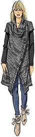 McCall's Patterns M7262 Misses'/Women's Sweater Coat & Poncho, RR (18W-20W-22W-24W)...