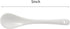 Set of 6 Premium White Porcelain Coffee Spoons for Espresso, Tea, Sauces, and Desserts...