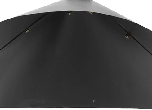 Outdoor Squirrel Baffle, Black Powder Coating Squirrel Flapper Professional Galvanized Steel Protective for Bird Feeder...