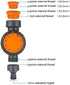 EZONEDEAL Automatic Watering Device Electronic Water Timer, Mechanical Timed Water Spray System, Greenhouse Garden Irrigation Controller Watering ...