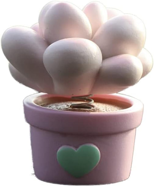 Succulent Pots,Zcargel Car Succulents Potted Decoration Cute Resin Ornaments Car Shaking Head Toy Car Dashboard Decoration for Home, Office and Ga...