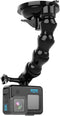 Flexible Gooseneck Extension Suction Cup Car Mount Holder with Phone Holder for Gopro Hero 12 Black, Hero 11/10/9/8/7 Black, 4 Session, 4 Silver, ...