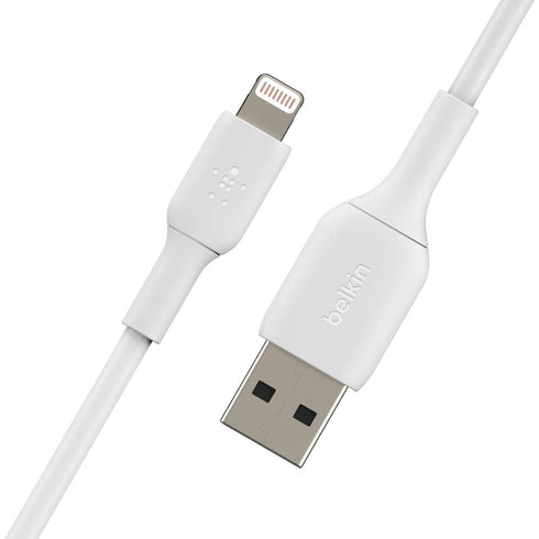 Belkin BoostCharge Lightning Cable - 6.6ft/2M - MFi Certified Apple iPhone Charger USB to Lightning Cable - iPhone Cable - iPhone Charger Cord - A...