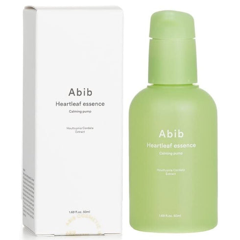 Abib Heartleaf Essence Calming Pump 1.69 fl oz / 50ml I Essence for Face, Instant Relief for Redness...