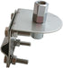 Stainless Steel CB Antenna Mirror Mount with 3/8” x 24 Thread Stud to SO239 Connector (3/8x24 Stud to SO239)...