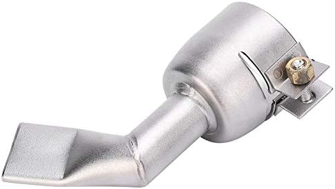 Welding Gun Nozzle, 2Pcs 120 Degree Hot Air Gun Welding Nozzle Stainless Steel Flat Nozzle Weld Torch Accessories for PVC PP...