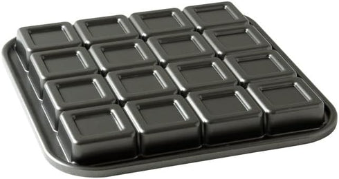Nordic Ware Pro-Cast Brownie Bites Pan, 2", Graphite...