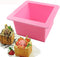 BAKER DEPOT 500ML Silicone Mold for Handmade Soap Mold Toast Mold Bread Mould, Set of 2...