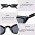 W&Y YING Small Cat Eye Sunglasses for Men and Women Skinny Retro Frame Y2K Shades Trendy Fun Fashion Glasses...