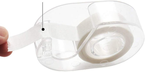 2pcs Clear Acrylic Eyelash Tape Dispenser Cutter Eyelash Extension Adhesive Tape Dispenser Holder Set Paper Eyelash Tape Supply Accessories...