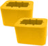 Seat Belt Buckle Booster™ Yellow (BPA Free) - Raises Your Seat Belt for Easy Access - Stop Fishing for Buried Seat Belts - Makes Receptacle Stand ...