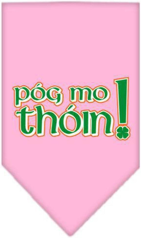 Pet and Dog Bandana Screen Printed, Pog Mo Thoin Yellow Large...