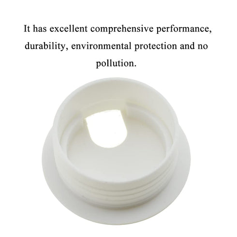 HAHIYO 2Pcs 1.5Inch/38mm White ABS Plastic U-Shaped Desk Grommet Wire Grommet Cable Management Cord Hole Cover Desk Wire Hole Insert Wire Organize...
