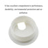 HAHIYO 2Pcs 1.5Inch/38mm White ABS Plastic U-Shaped Desk Grommet Wire Grommet Cable Management Cord Hole Cover Desk Wire Hole Insert Wire Organize...
