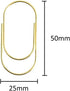 50PCS Jumbo Gold Paper Clips, 50 mm Paper Clips?Non-Slip and Smooth...