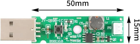 3Pcs USB Humidifier Atomization Module USB Humidifier Module USB Spray Module Mist Fogger DIY Experimental Equipment Accessories Ultrasonic Integr...