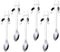 Cat Spoon Coffee Teaspoon, PBIEHSR Stainless Steel Hanging Cup Tea Spoon Two Different Lengths Dessert Scoop for Stirring Drink Mixing Milkshake J...